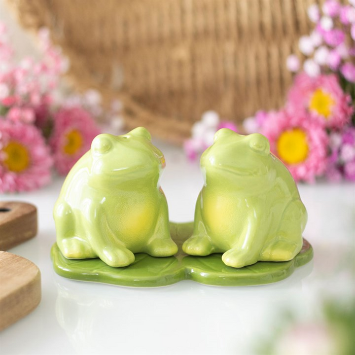 Luna Frog Salt and Pepper Shakers 🇬🇧