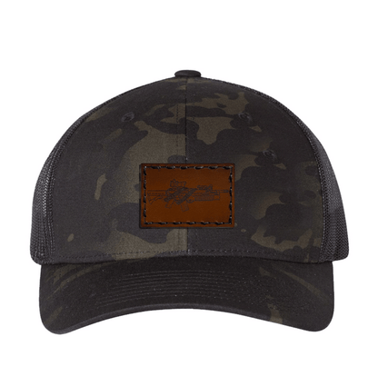 M4 Leather Snapback