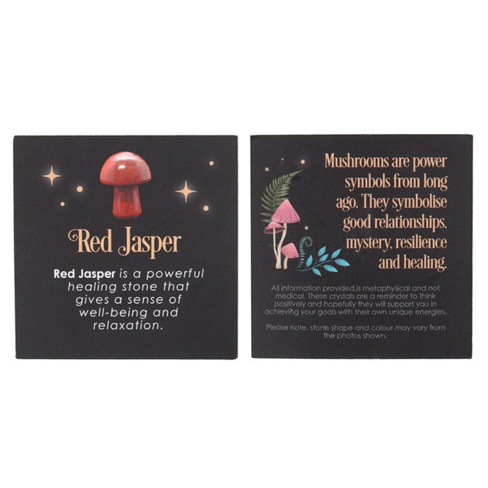 Magical Red Jasper Crystal Mushroom 🇬🇧