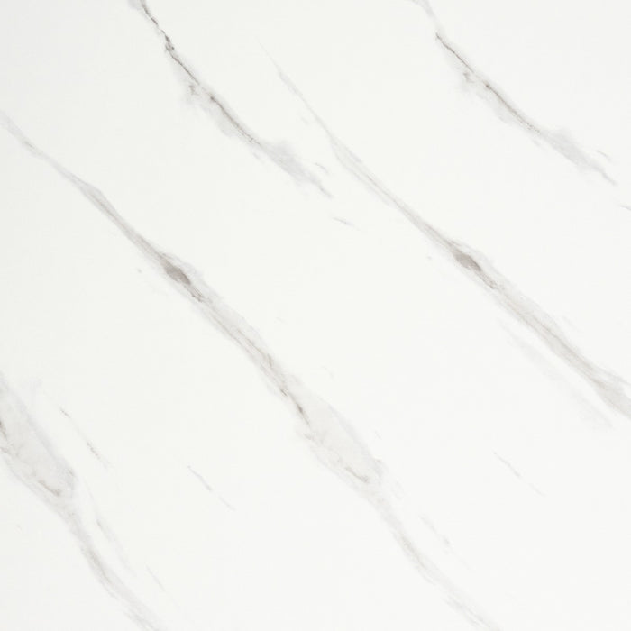 Manhattan Marble Effect Rectangle Coffee Table - White/Gold 🇬🇧