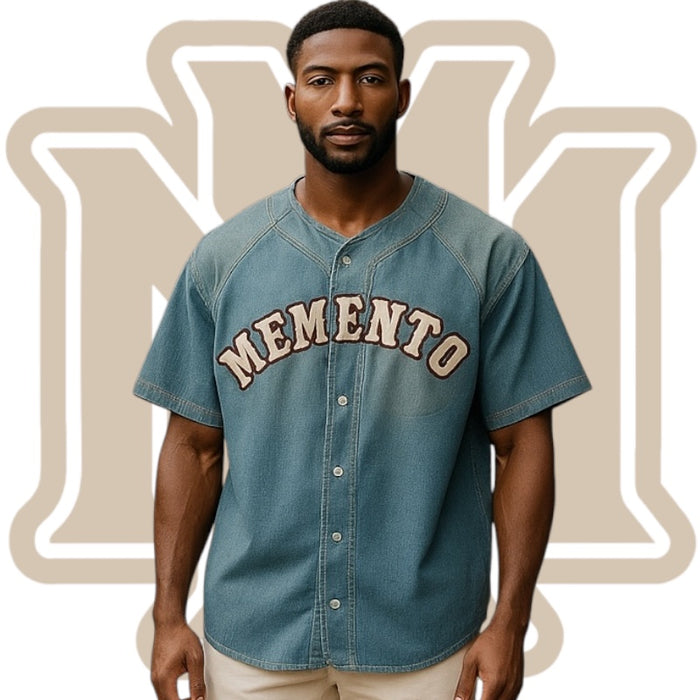 Memento Denim Jersey - Memento Mori Clothing
