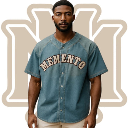 Memento Denim Jersey - Memento Mori Clothing