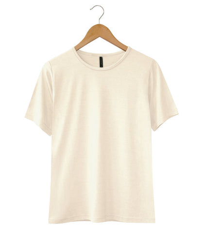 Men's Silkspun Short Sleeved Crew in Natural White