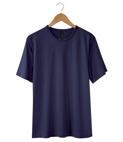 Men's Silkspun Short Sleeved Crew in Navy