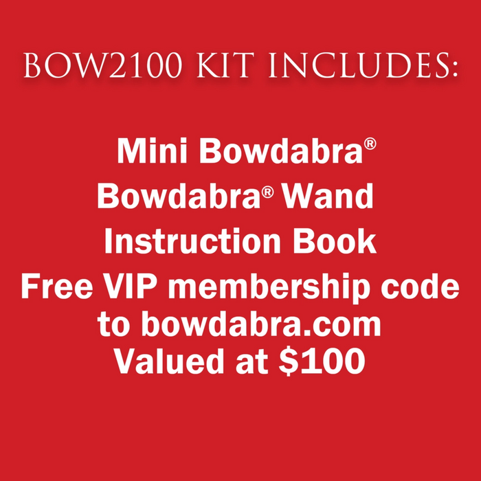 Mini Bowdabra Kit What's Included Graphic