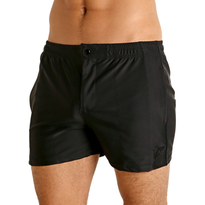Mod Swim Shorts - Solid Black - Shorter Length - Destination PSP
