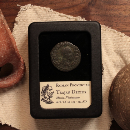 Moesia, City of Viminacium, Emperor Trajan Decius Provincial Bronze - 250 to 251 CE - Roman Provinces