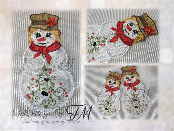 Mrs. Snowman FSL / three sizes