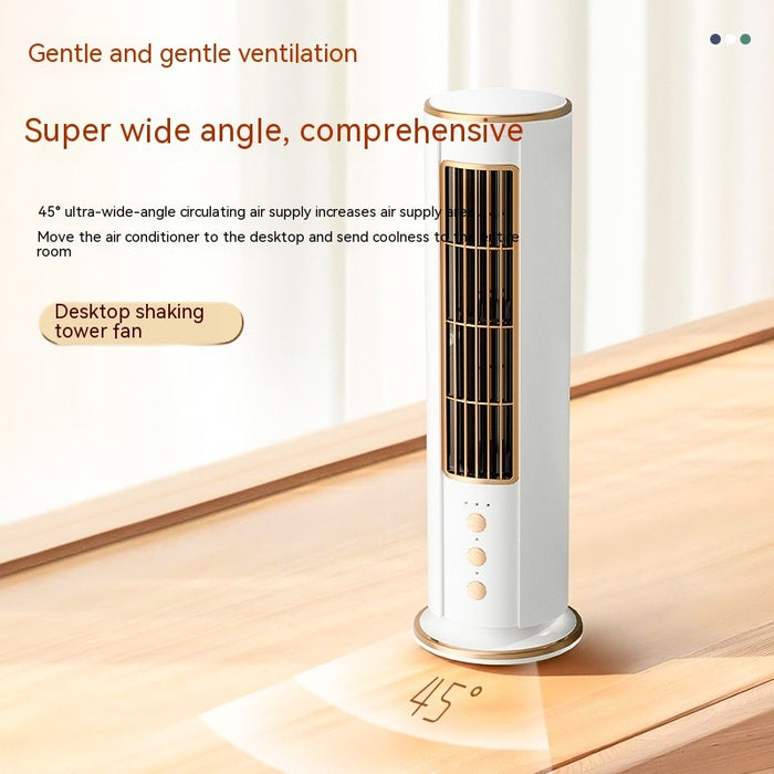 Multifunctional Night Light Tower Fan Usb Portable Rechargeable Small Fan 🇨🇳