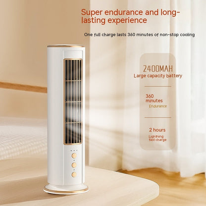 Multifunctional Night Light Tower Fan Usb Portable Rechargeable Small Fan 🇨🇳