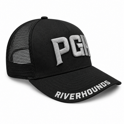 New Era Steel PGH Riverhounds 9FORTY Trucker Hat