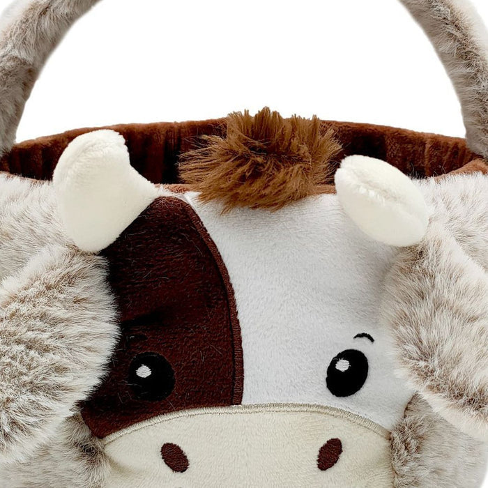 New Plush Toy Cow Basket 🇨🇳