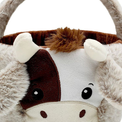 New Plush Toy Cow Basket 🇨🇳