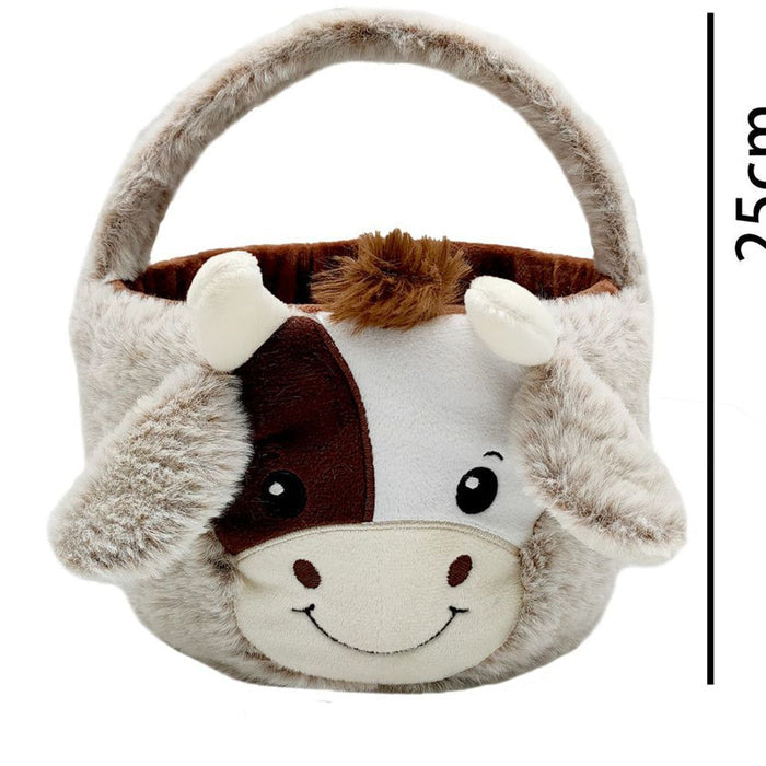 New Plush Toy Cow Basket 🇨🇳