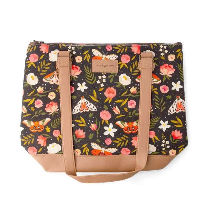 Night Forest Mega Trinity Bag – Large Zippered Knitting Project Bag