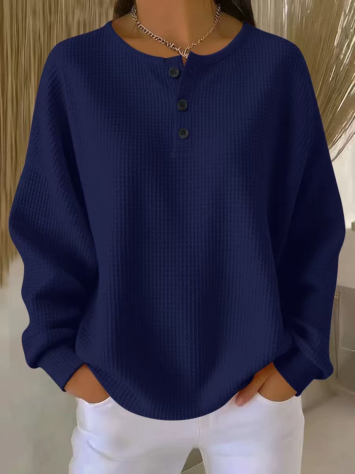 Nova™ Waffle-Knit Pullover Top