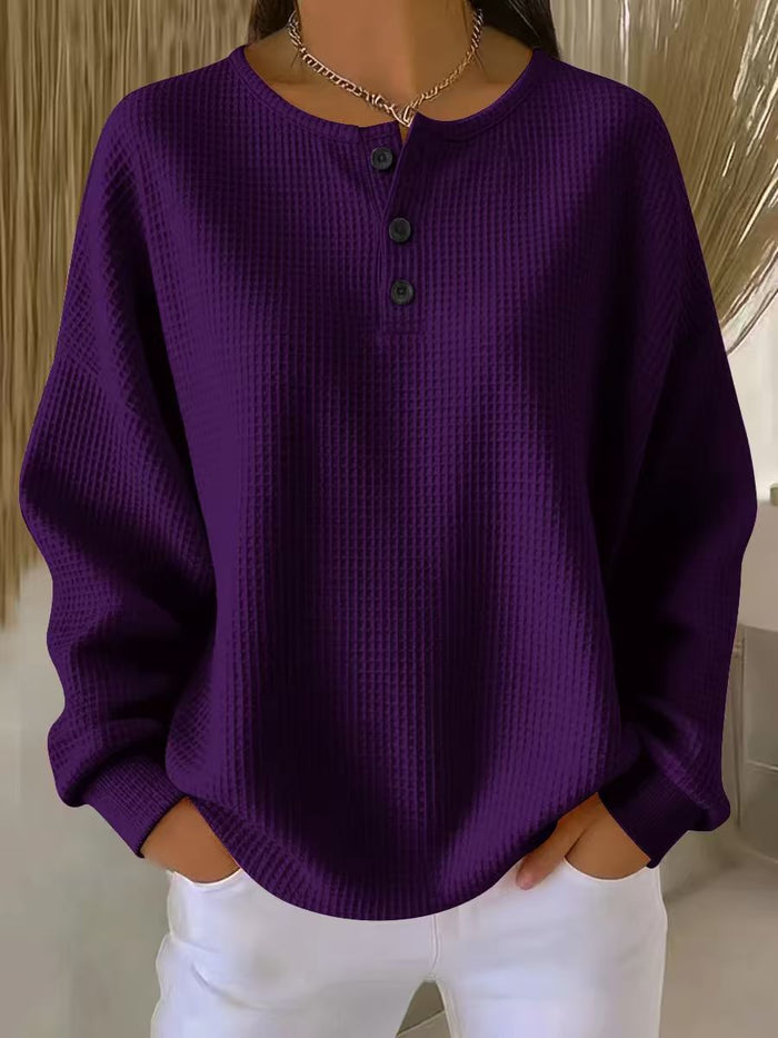 Nova™ Waffle-Knit Pullover Top