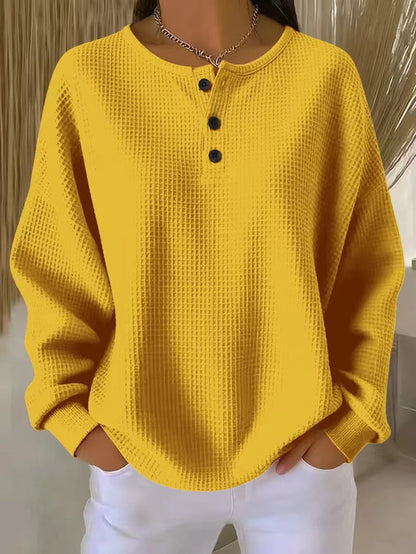 Nova™ Waffle-Knit Pullover Top