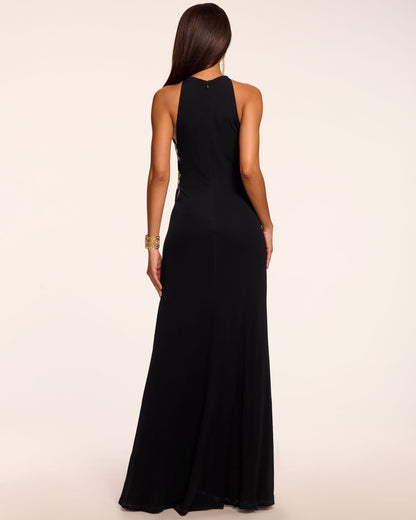 Charlotte Jersey Cutout Gown