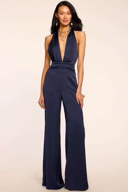 Desiree Deep V-Neck Jumpsuit