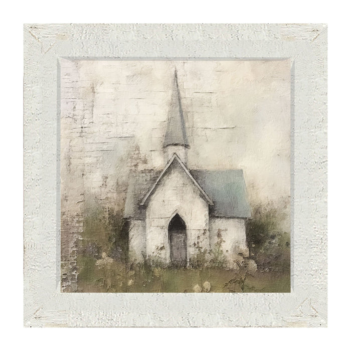 Old Country Church 1 - Framed Art