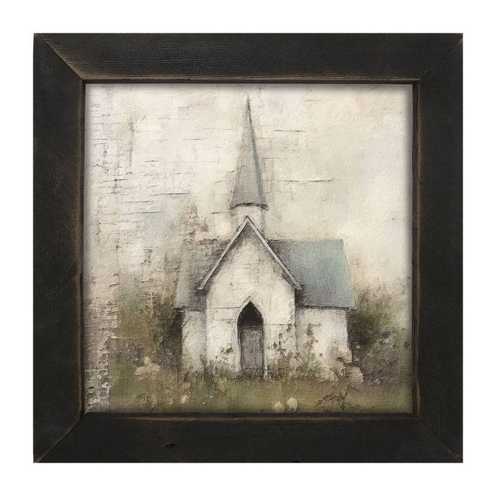 Old Country Church 1 - Framed Art