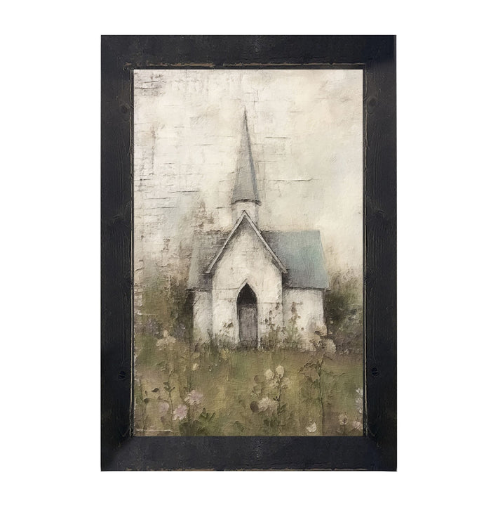 Old Country Church 1 - Framed Art