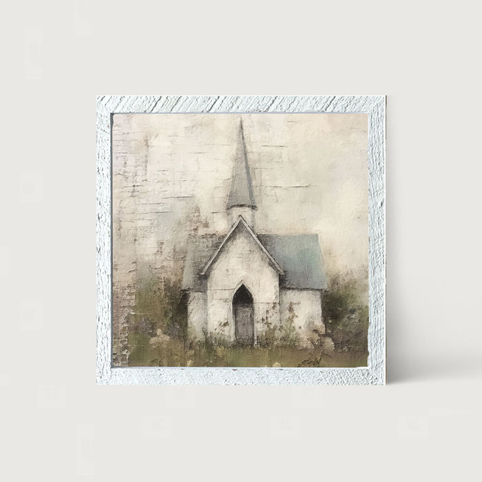 Old Country Church 1 - Framed Art