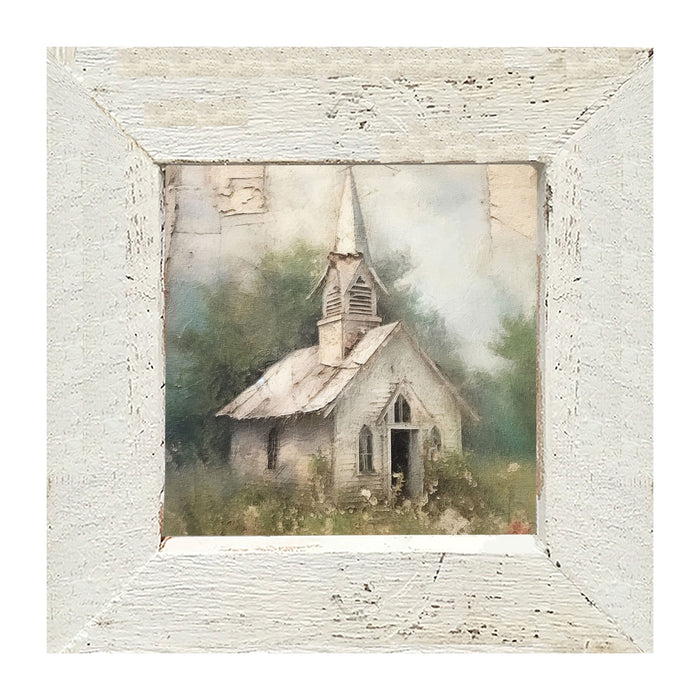 Square / Small / White