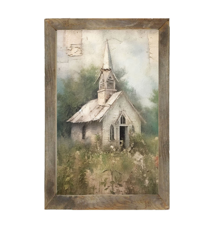 Old Country Church 2 - Framed Art