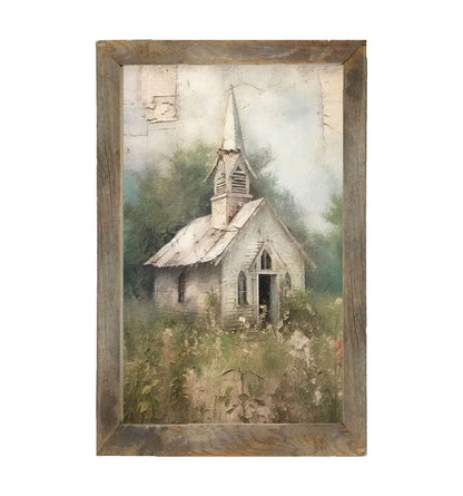 Old Country Church 2 - Framed Art