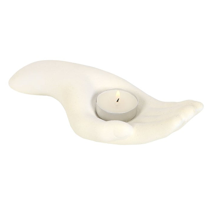 Open Hand Tealight Holder 🇬🇧