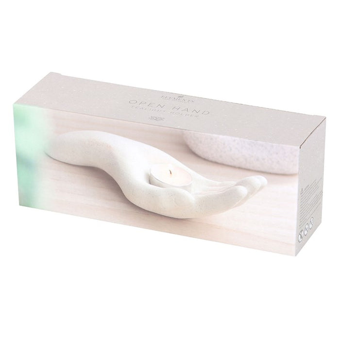 Open Hand Tealight Holder 🇬🇧