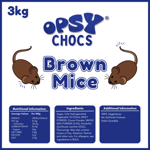 Opsy Brown Mice 3kg 🇬🇧