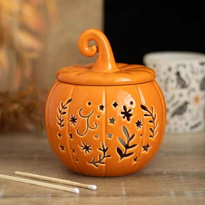 Orange Folk Pumpkin Oil Burner and Wax Warmer 🇬🇧