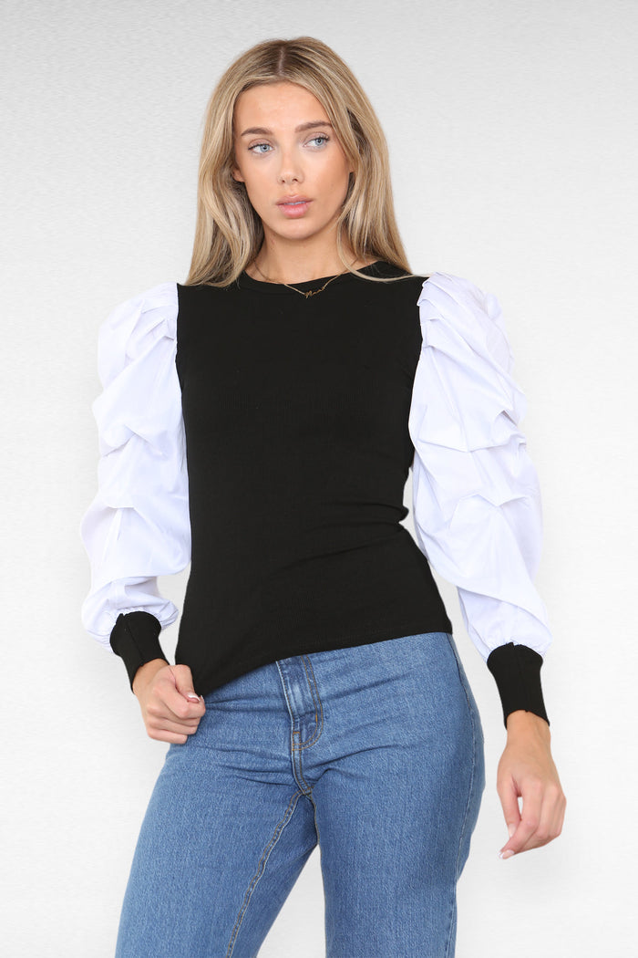 Black & White / One Size (6-12) / 1