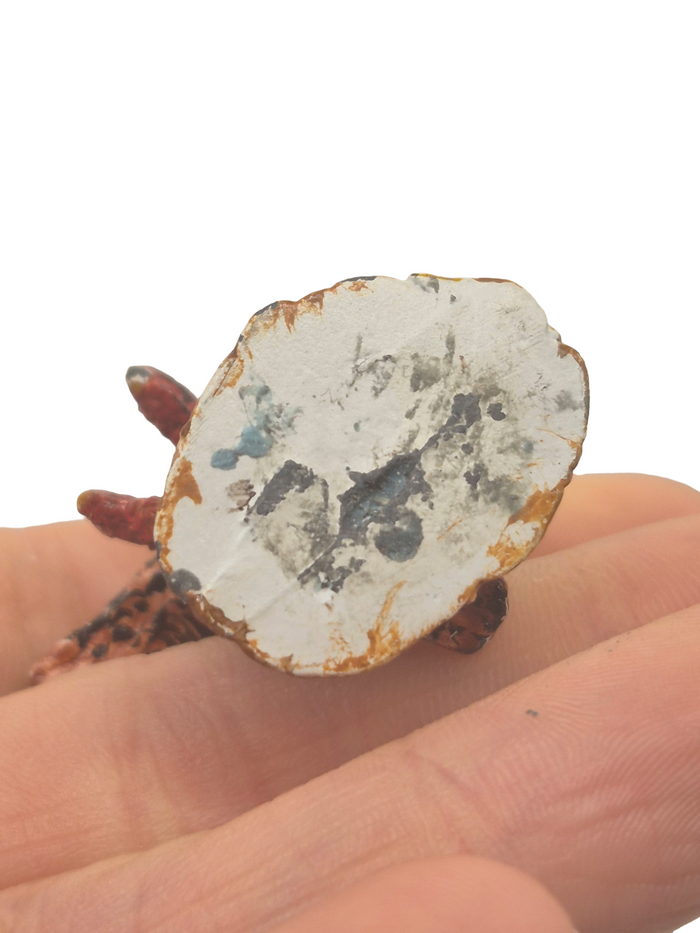 Painted Metal Figurine – 2 Turkeys