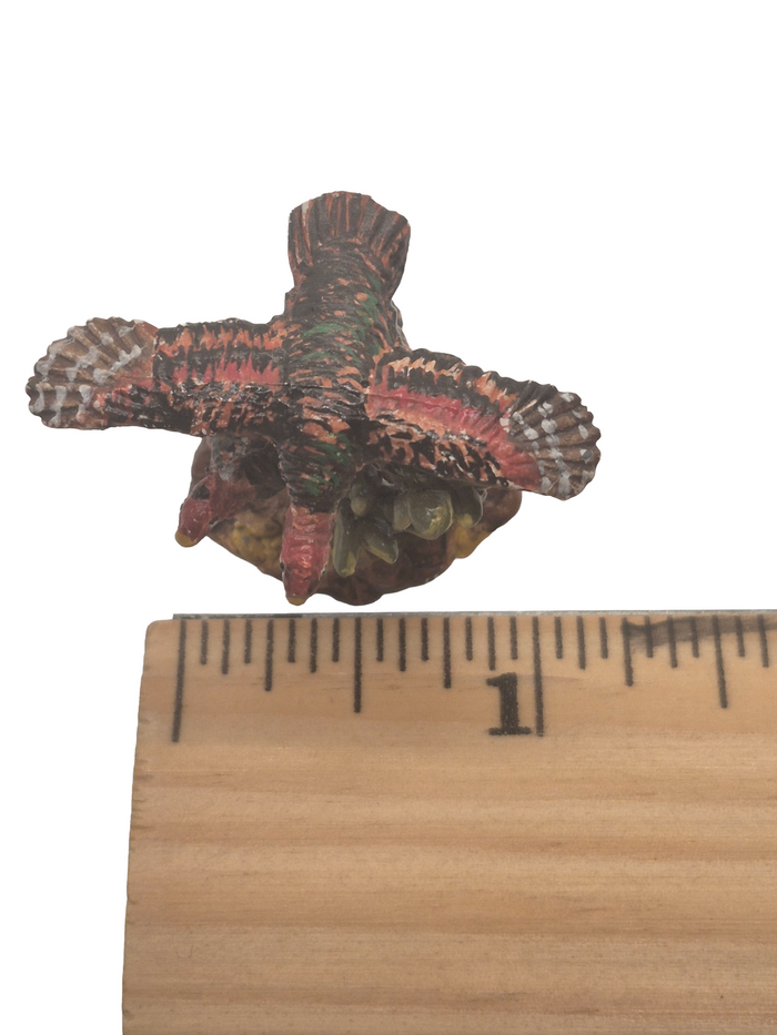 Painted Metal Figurine – 2 Turkeys
