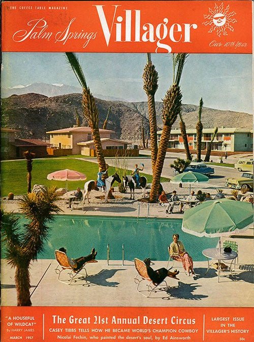 Palm Springs Life Cover Print - 1957 March - Destination PSP