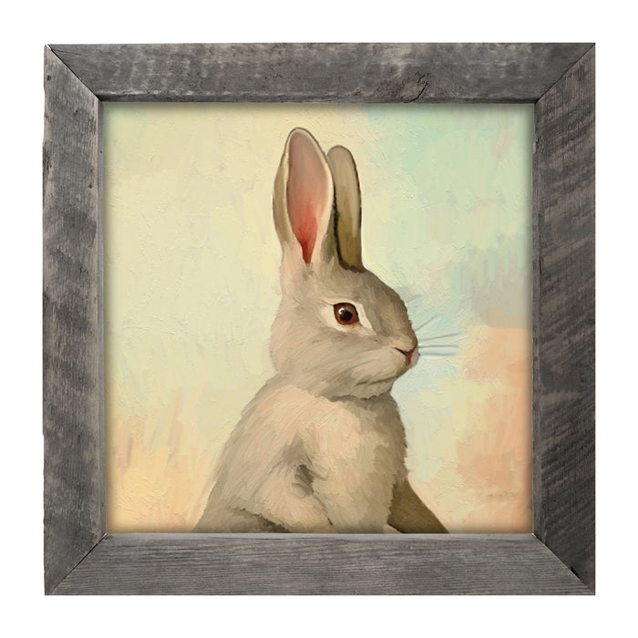 Pastel bunny posing