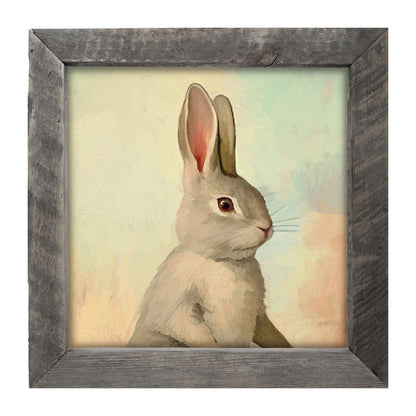 Pastel bunny posing