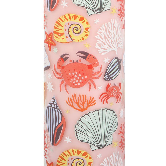 Pastel Shell Print Coconut & Sea Salt Tube Candle 🇬🇧