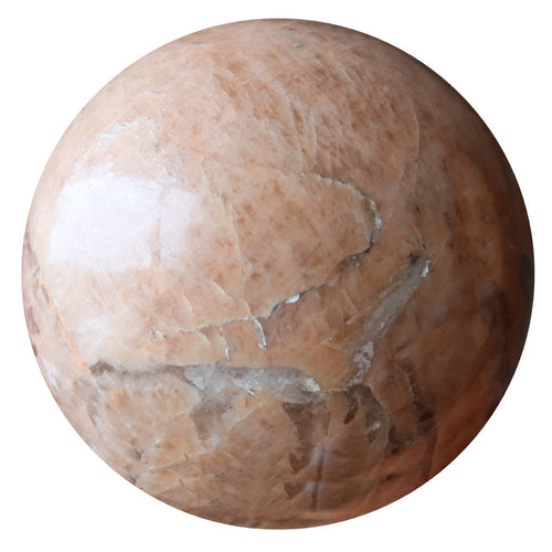 peach moonstone sphere