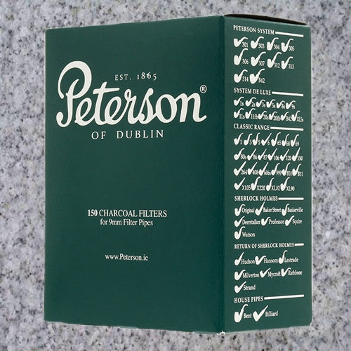 Peterson: 9mm CHARCOAL FILTERS 40ct