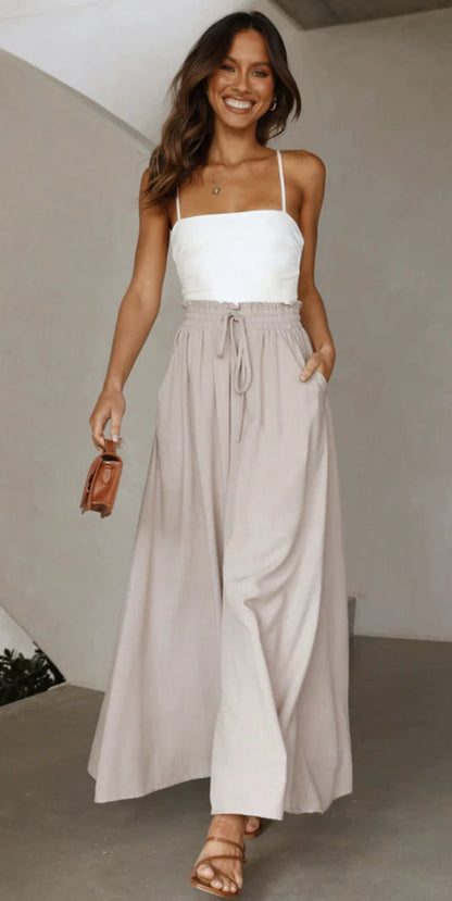 Petra™ Loose Wide-Leg Pocket Trousers