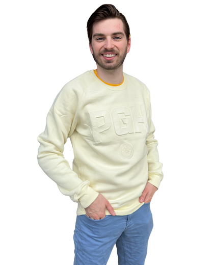 PGH Embossed Crewneck - Cream