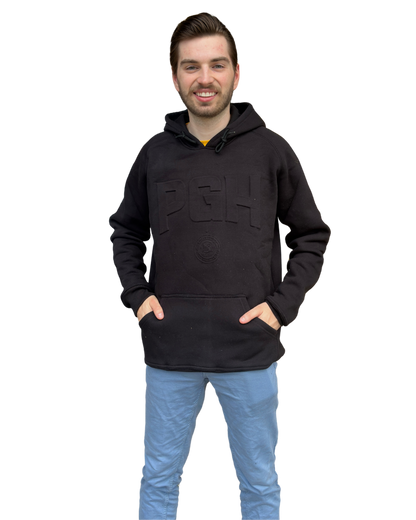 PGH Embossed Hoodie - Black