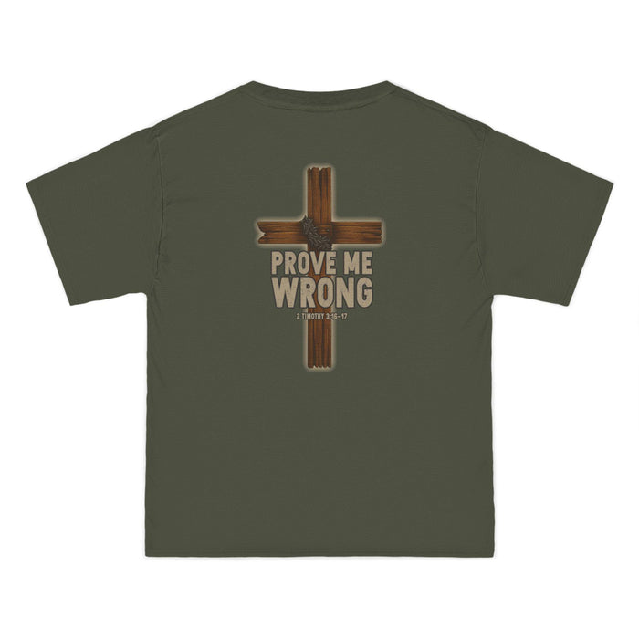 Prove Me Wrong Christian T-Shirt - 2 Timothy 3:16-17 - Tribute Faith Shirt
