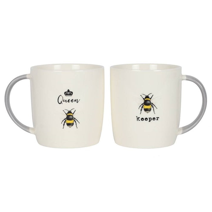 Queen Bee and Bee Keeper Mug Set 🇬🇧