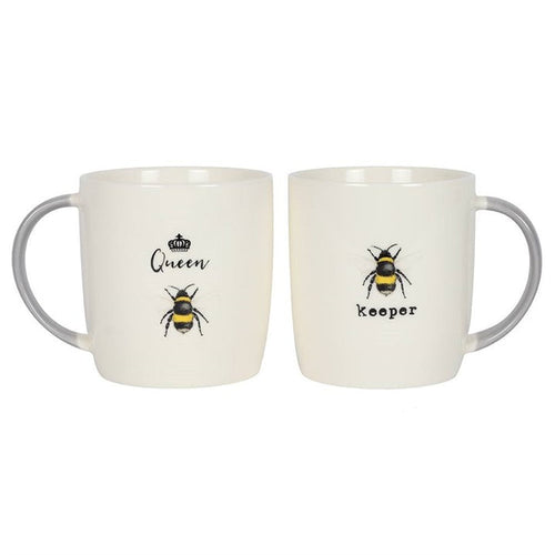 Queen Bee and Bee Keeper Mug Set 🇬🇧